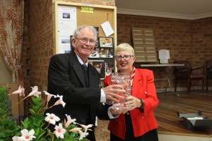 Noel Seffert Award Winner February 11th 2016 - Brian Peacock and Anne Field