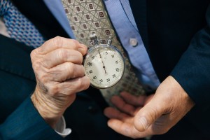 Clarence the Clocker used this watch to time horses at Moorefield