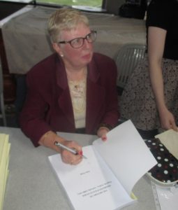 Anne Field Signing her Book